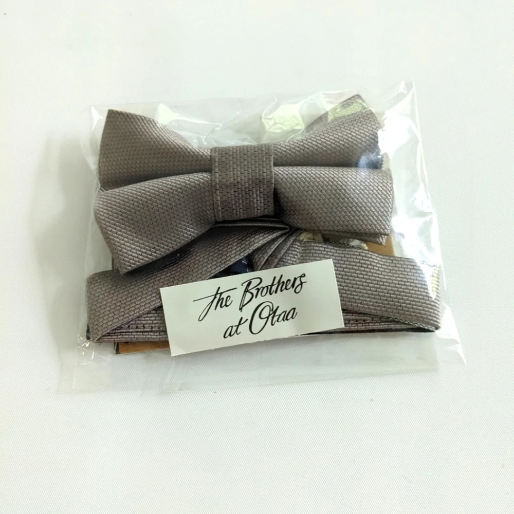 The Brothers at Otaa Kids Woven Bow Tie